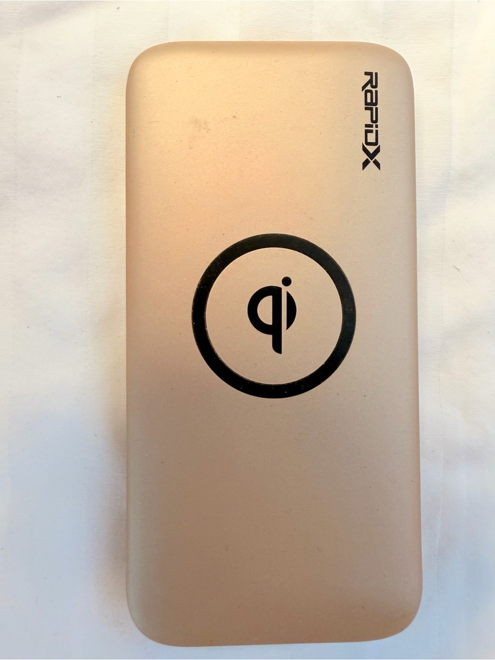 Wireless Charging Power Bank 10000mAh with Charging Stand - White